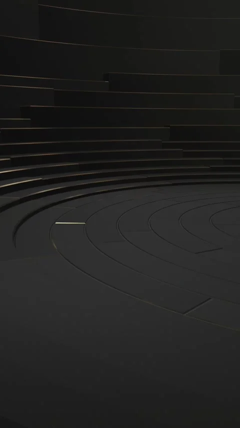 Vertical animated 3D rotating circles. Stock-Footage 339285709