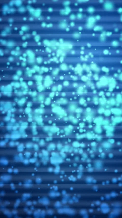 Vertical animated dark blue bokeh loop, dynamic glowing particles for tech Stock Footage 332749005