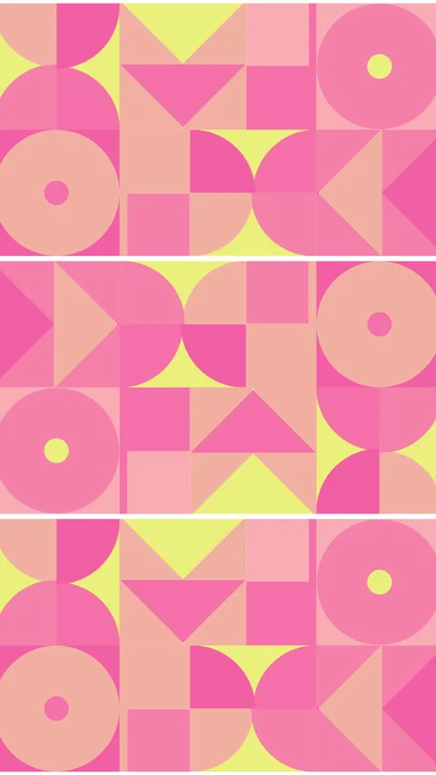 Vertical animated Geometric loop pattern. 4K resolution geometric motion design Stock Footage 304711542