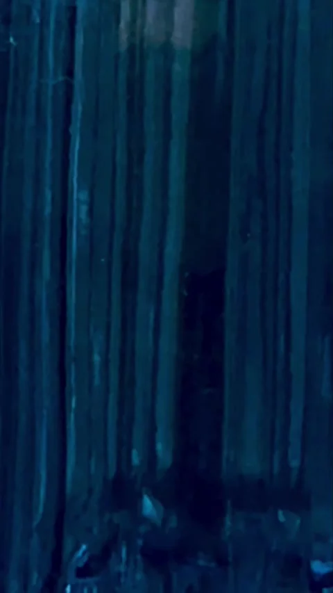 Vertical animated lines in dark blue color forming abstract background with 스톡 동영상 330023094