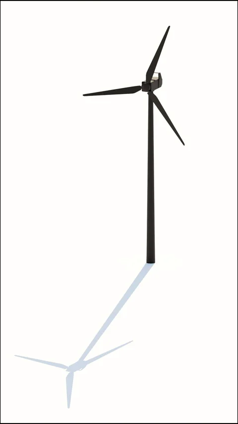 Vertical animated website seamless background with wind generator Stock Footage 250358802