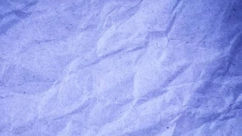Vertical Animation Of Crumpled Vivid Blue Paper Texture Animation Loop Stock Footage 340501730