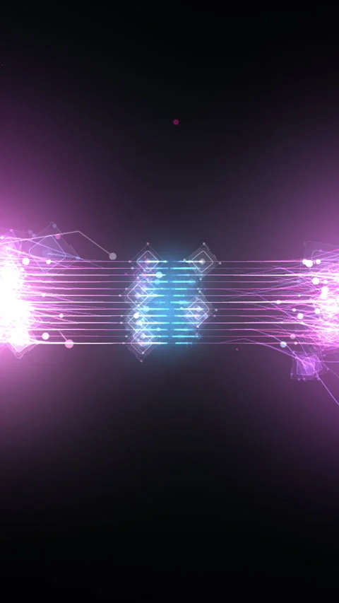 Vertical animation - Magic heal motion graphics on black background.. Stock Footage 257005321