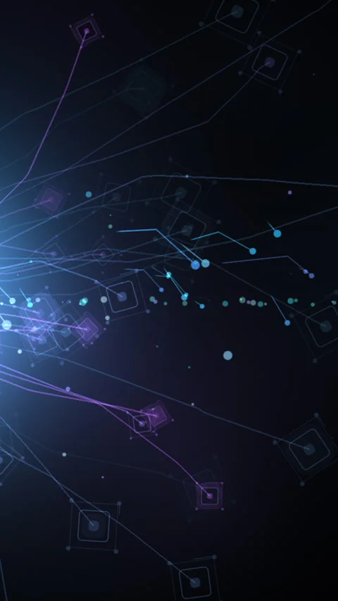 Vertical animation - Magic heal motion graphics on black background.. Stock Footage 257006679