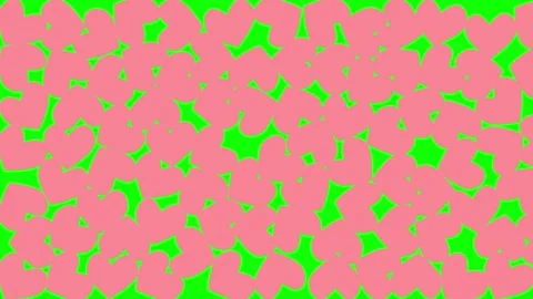 Vertical animation Red icons falling on a green background Chromakey. Counting Stock Footage 140268326