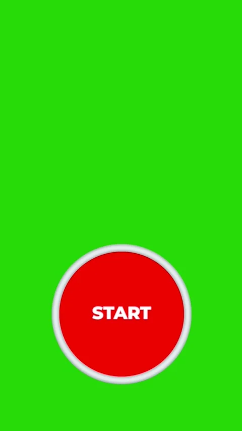 Vertical animation - Start button. Finge... | Stock Video | Pond5