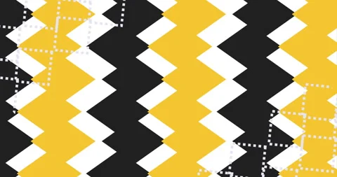 Vertical argyle pattern background moving 4K fabricated cultural clip. Stock Footage 301774074