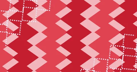 Vertical argyle pattern background moving 4K fabricated cultural clip. Stock Footage 301774274