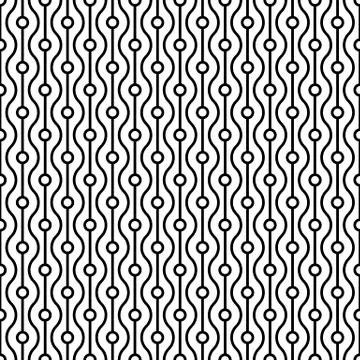Vertical arrangement of geometric shapes. Vector illustration Illustrazione stock