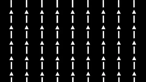 Vertical Arrows Pattern Icon Stock Footage 340305257