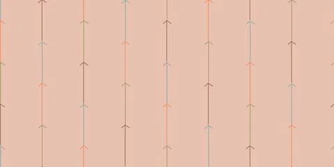 Vertical arrows stripes seamless vector pattern Stock Illustration