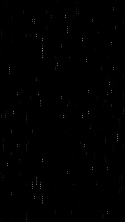 Vertical ASCII Falling Characters Background Animation Stock Footage 337287755