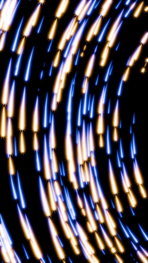 Vertical aspect ratio format of vibrant seamless loop animation of blue and Video stock 342574681