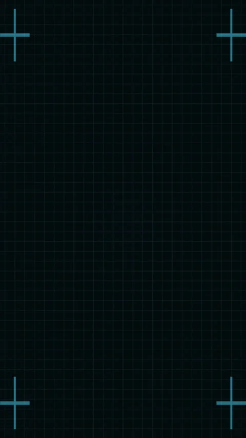Vertical Azure HUD Grid Scan Futuristic Interface Loop Stockbeeldmateriaal 339135213