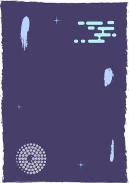 Vertical background with abstract and geometric elements for social media net Stock Illustration
