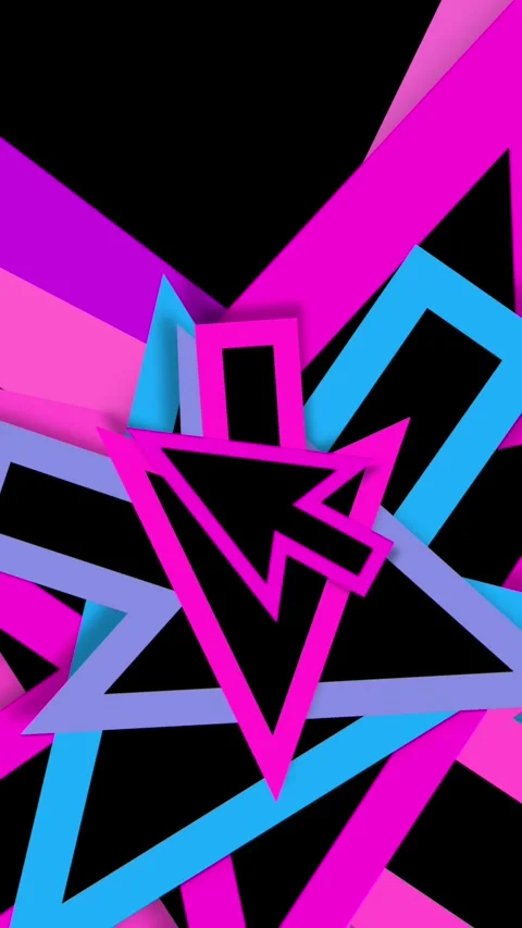 Vertical Background Animation of Rotating Arrows Pointing In All Directions Stock Footage 263709555