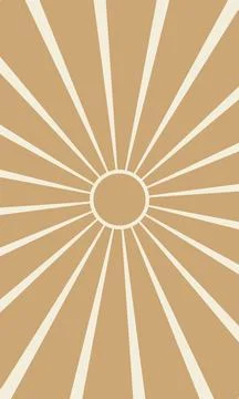 A vertical background of color rays in a circle Stock Illustration