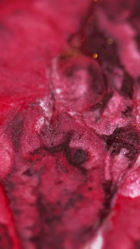 Vertical background glitter dye red wave surface Stock Footage 277239384