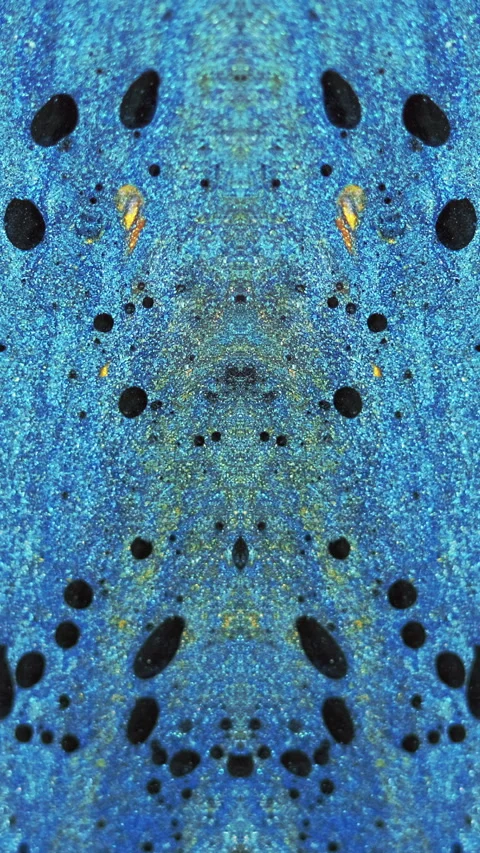 Vertical background glitter wave blue gold black Video stock 278176481
