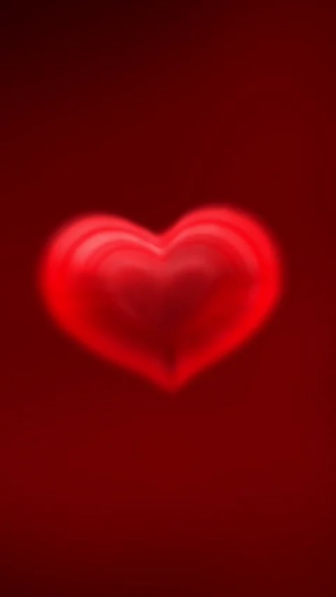 Vertical background with red heart animation Stock Footage 327039828