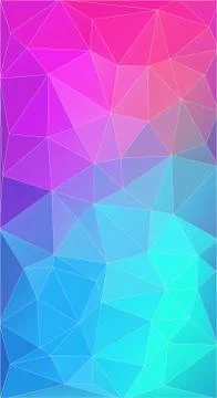 Vertical background with triangle and circle shapes for web design Stock Illustration