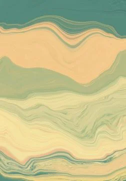 Vertical background yellow-green, texture stone, marble, blurred, waves Stock Illustration