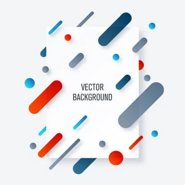 Vertical banners with 3D abstract background イラスト素材