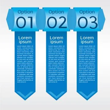 Vertical banners vector with number.EPS10 イラスト素材