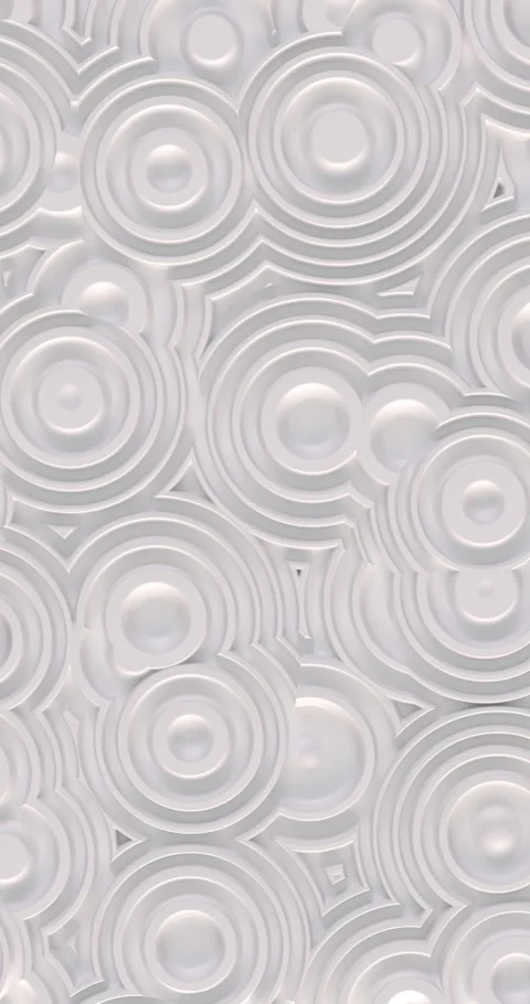 Vertical beautiful Loop on Surface Morphing in Seamless 3d Animation. Stock Footage 259870335