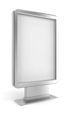 Vertical billboard Stock Illustration
