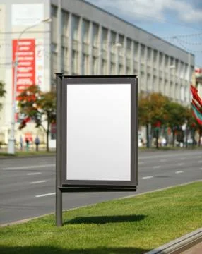 Vertical billboard Foto stock