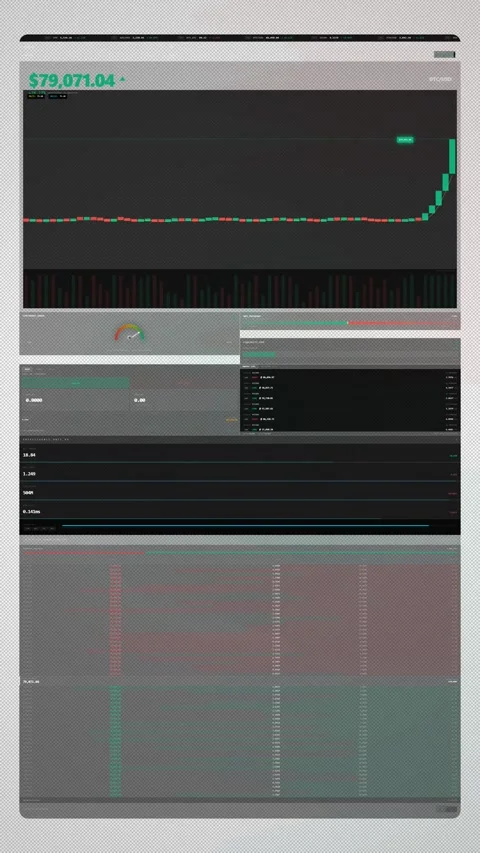 Vertical Bitcoin Resilience Video stock 332237871