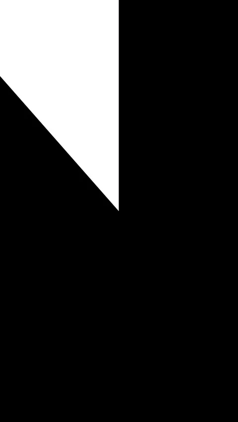 Vertical Black and White Radial Clockwise Wipe Transition Overlay Stock Footage 273689367