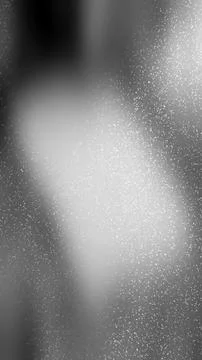 Vertical black and white, with round bokeh glitter blur dark frost glass. Stock Illustration