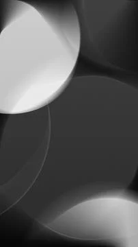 Vertical black and white soft bokeh circles with smooth translucent overlap.. 스톡 일러스트