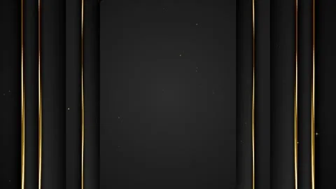 Vertical Black Particles Gold Awards Trailer Titles Cinematic Background Loop Stock-Footage 337598320