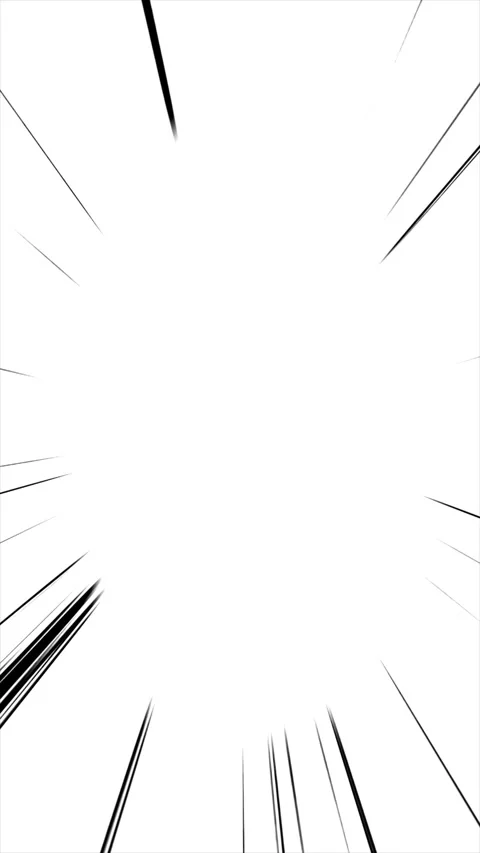 Vertical Black Radial Speed Line White Background 4K Loop Video stock 334028325