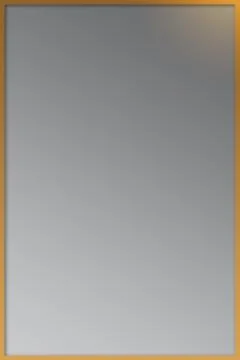 Vertical Blank Chrome Frame On Grey Background Stock Illustration