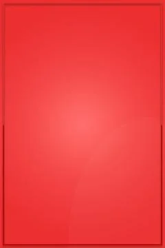 Vertical Blank Red Gradient Frame On Soft Red Background Illustrazione stock