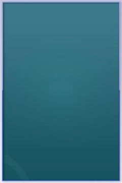 Vertical Blank White Frame On Calm Blue Background Stock Illustration