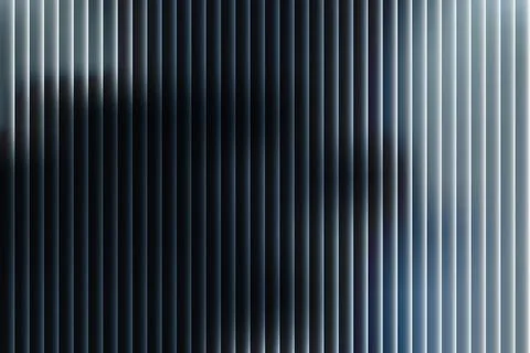 Vertical blinds with gradient light and shadow effect window covering Stock Illustration