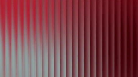 Vertical blinds with a gradient from red to light blue create an abstract Stock Footage 317627386