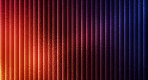 Vertical Blinds Gradient Transition from Fiery Red to Deep Indigo with Subt.. Stock Illustration