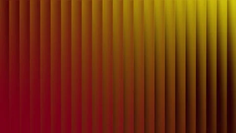 Vertical blinds with a gradient from yellow to red create an abstract design Stock Footage 317627400