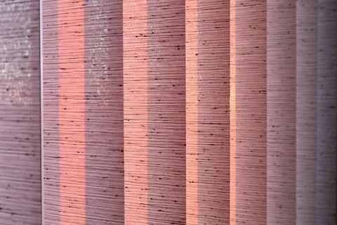 Vertical blinds with texture close up Foto stock