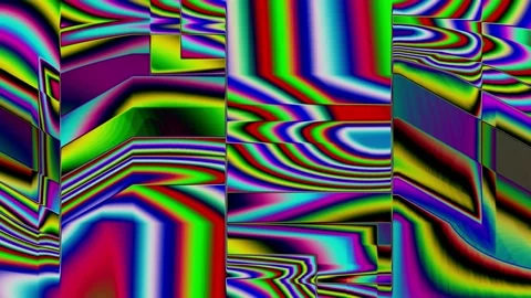 Vertical blocks moving and mixing liquid move to the left. Stock-Footage 140819985