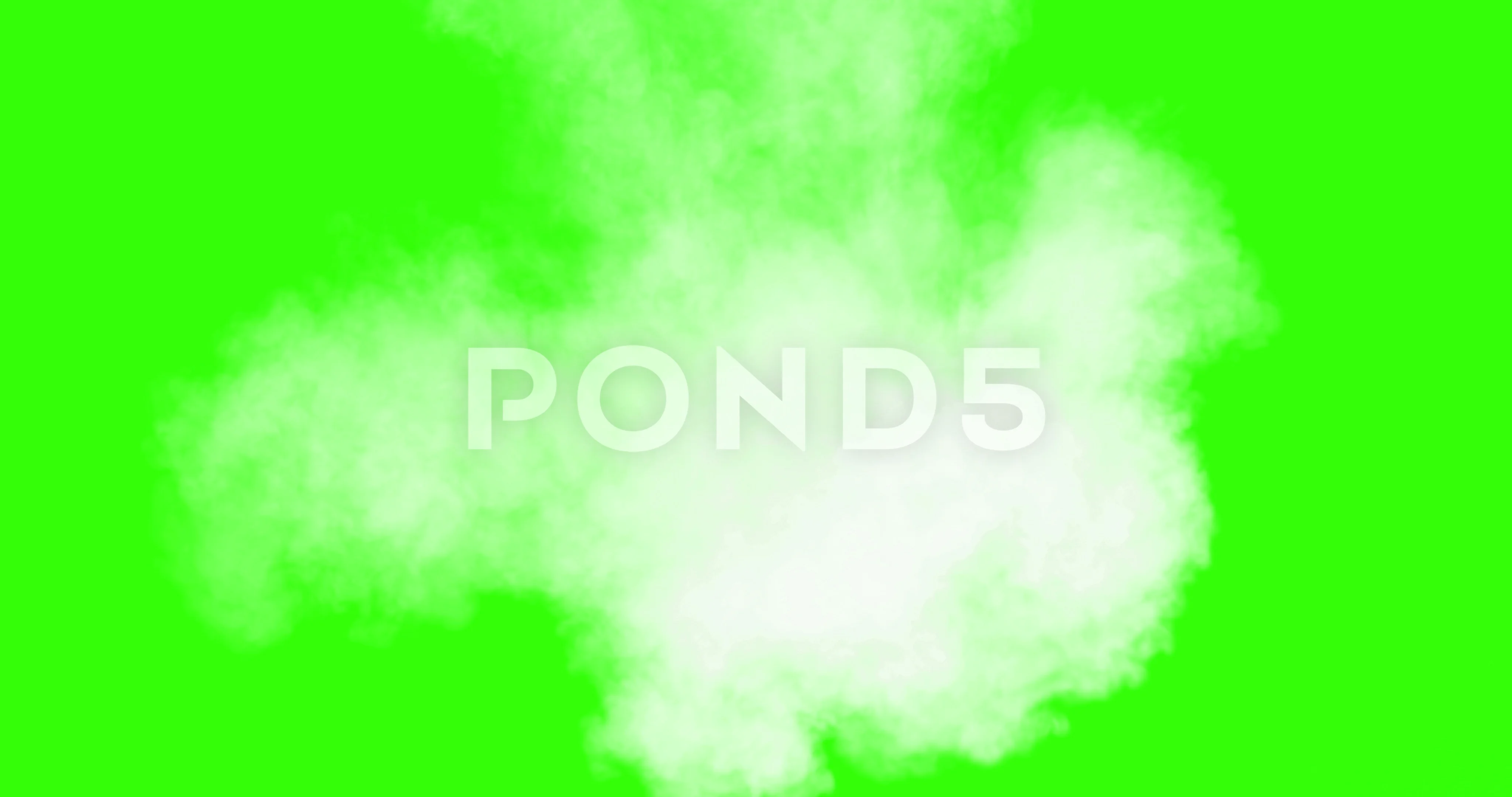 blowing steam with white smoke isolated on chroma key green screen