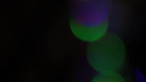 Vertical blue and green bokeh on the right 스톡 동영상 309489833