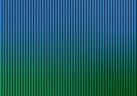 Vertical blue and green gradient ribbed texture background Stock Illustration