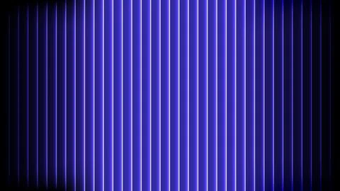 Vertical blue blinds with bright white light lines and dark edges abstract .. Stock Illustration